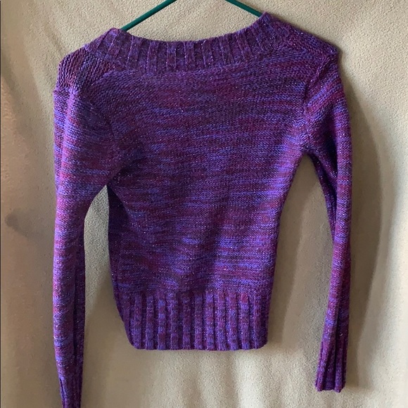 No Boundries Purple Sweater - Picture 4 of 4